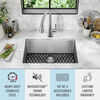 26” Undermount Stainless Steel Single Bowl Kitchen Sink with Accessories